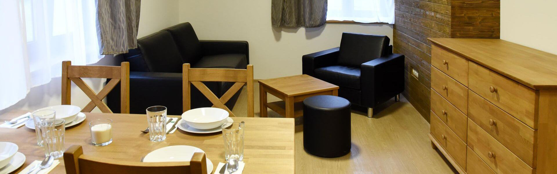 EFI ApartHotel obývací pokoj