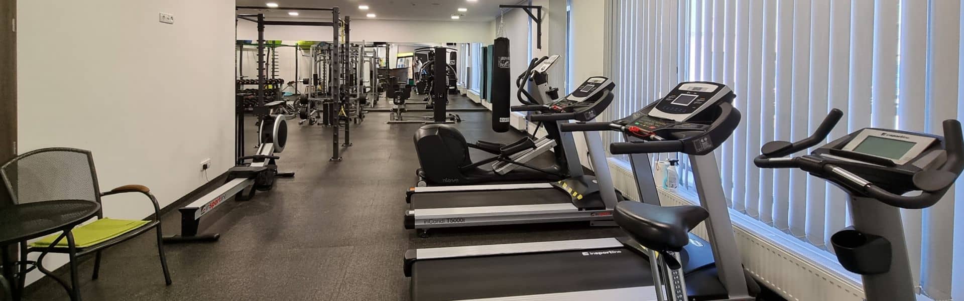 Moderní fitness zázemí